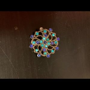BLUE BROOCH
